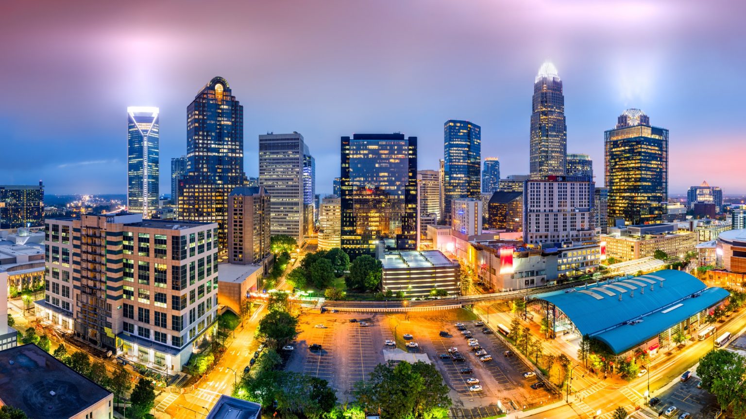 City of Charlotte, NC skyline