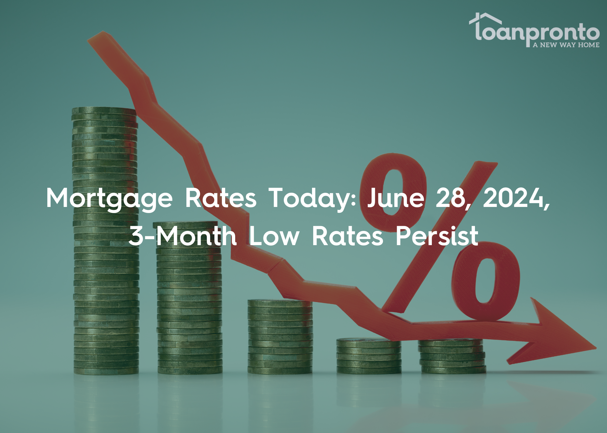 consistency in mortgage rates remain at three month lows due to favorable and stable market conditions