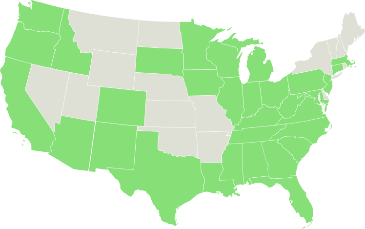 Map of Service