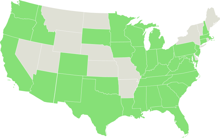 Map of Service